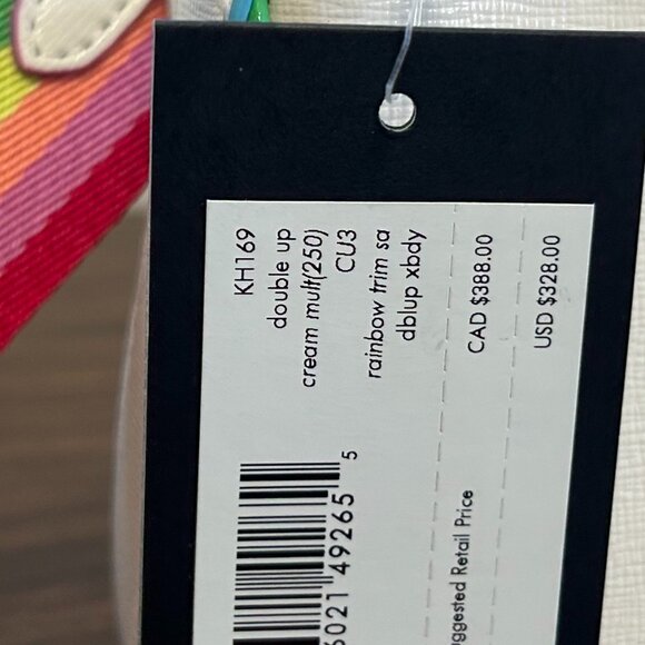Kate Spade New York Double up Rainbow Leather Crossbody - Picture 2 of 11